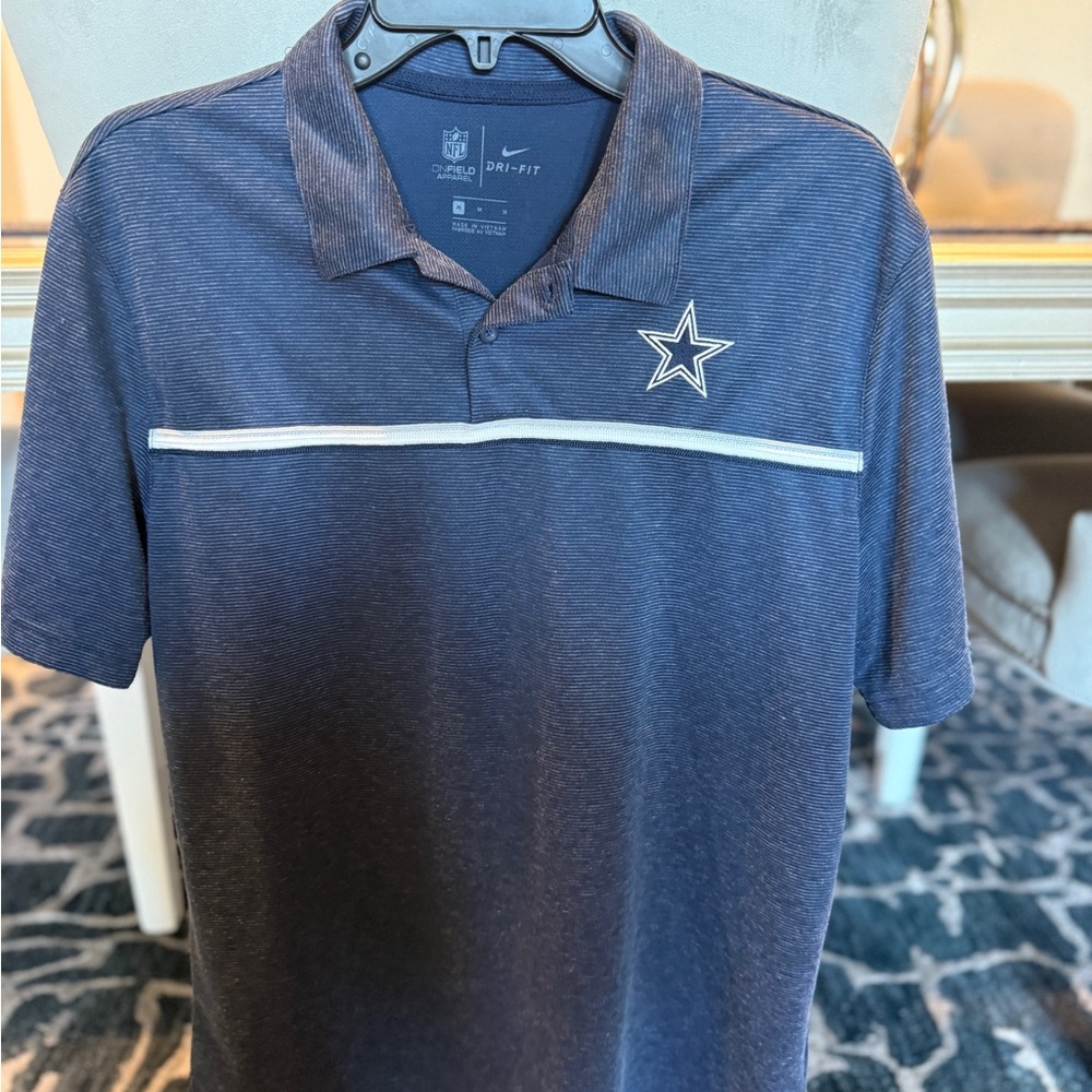 NFL Men's Navy Polo Shirt